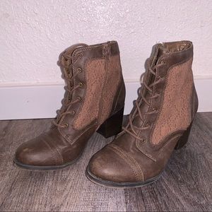 Size 9 Brown heels boots from xoxo